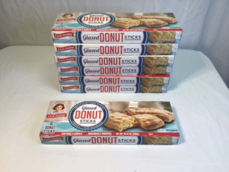 Photo 2 of 7 Boxes-Little Debbie Snack Cakes 2 Regular Size Boxes (Donut Sticks)- 6 Donut Sticks per Box-BB Date: Nov 5, 2021