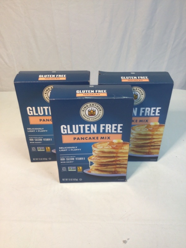 Photo 2 of 3 Boxes- King Arthur Flour Gluten Free Pancake Mix, 15 Ounce  by King Arthur Flour