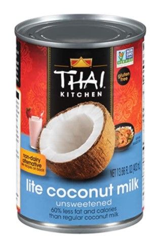 Photo 1 of 4 Cans- Thai Kitchen Gluten Free Unsweetened Lite Coconut Milk, 13.66 fl oz each Can