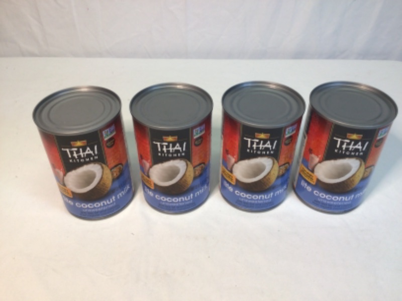 Photo 2 of 4 Cans- Thai Kitchen Gluten Free Unsweetened Lite Coconut Milk, 13.66 fl oz each Can