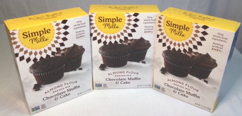 Photo 2 of 3 Boxes-Simple Mills Almond Flour, Gluten Free Chocolate Cake Baking Mix, Muffin Pan Ready Made with whole foods, Packaging May Vary, 11.2 Oz