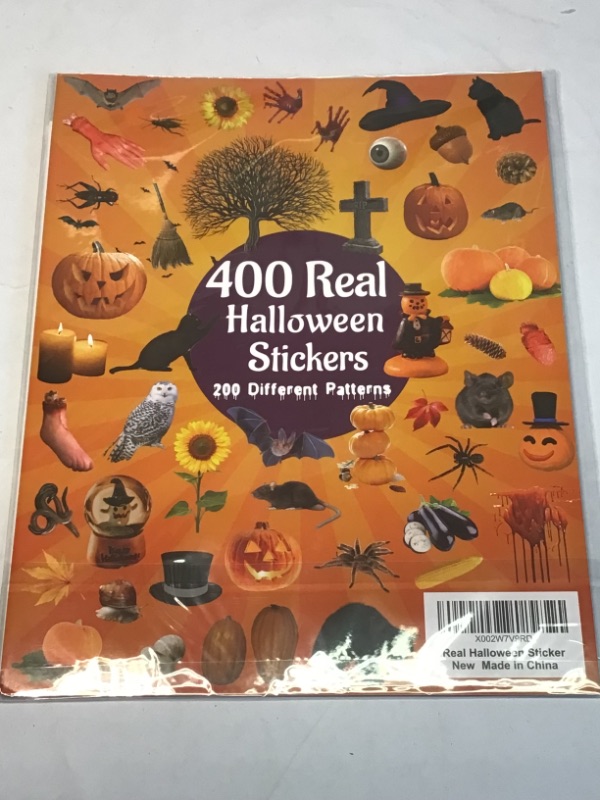 Photo 4 of Halloween Classroom Bundle- 1) Box of 127 Halloween Treats 2) Bag of 57 Halloween Treats 3) 8 Sticker Sheets with Halloween Stickers (400 Stickers)