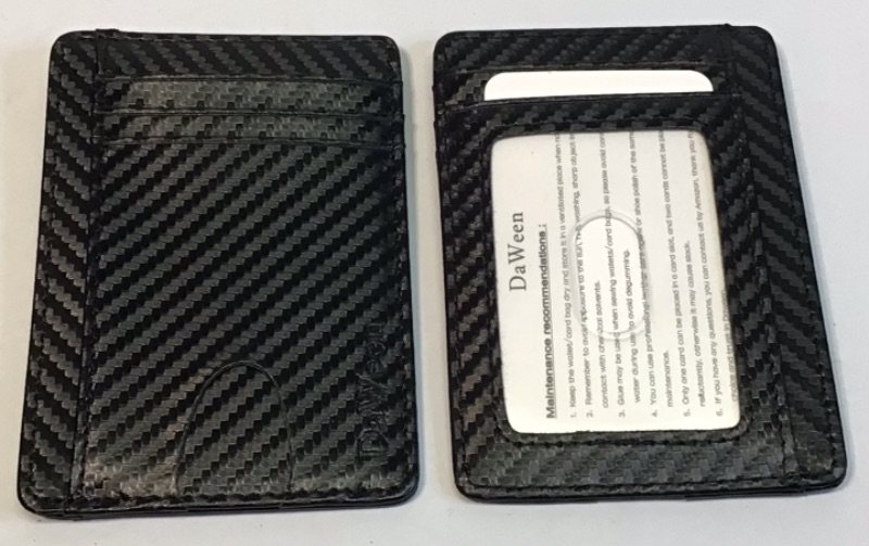 Photo 2 of 2 Pack-Slim Wallet by DaWeen-RFID- Credit Card Holder