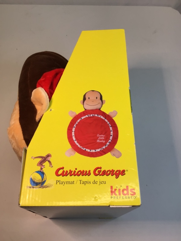 Photo 3 of Curious George Red Baby Playmat with Monkey Design