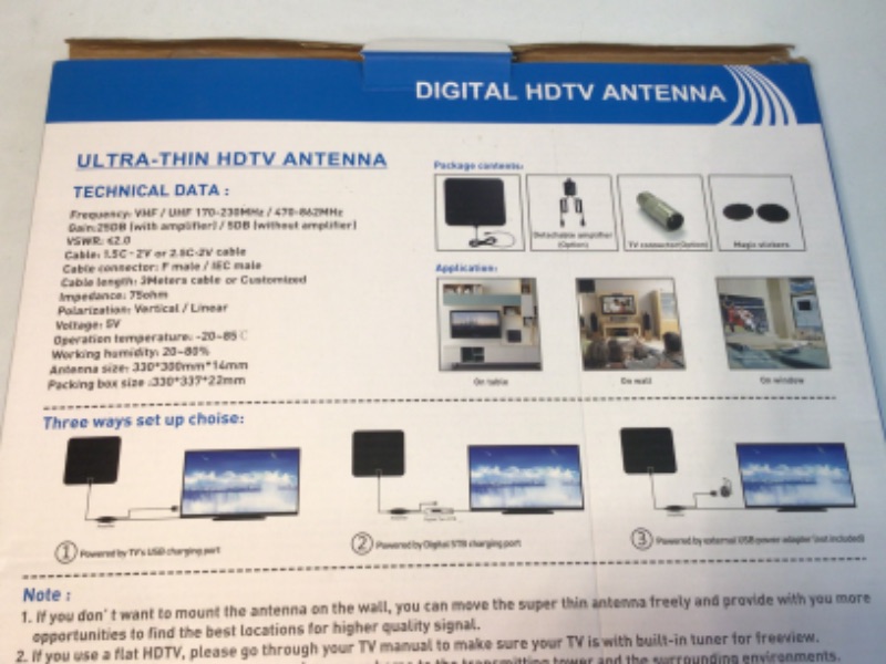 Photo 3 of Ultra-Thin HDTV Antenna-