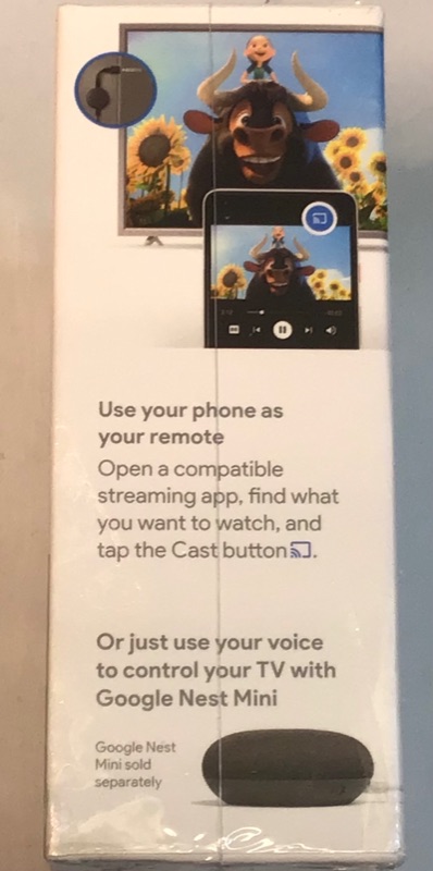 Photo 5 of Google Chromecast - Streaming Device with HDMI Cable - Stream Shows, Music, Photos, and Sports from Your Phone to Your TV