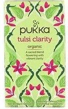 Photo 1 of 6 boxes-Pukka Herbs, Organic Tulsi Clarity, Caffeine-Free, 20 Herbal Tea Sachets per Box, 1.27 oz (36 g) Pukka Herbs, Organic Tulsi Clarity, Caffeine-Free, 20 Herbal Tea Sachets per Box 1.27 oz (36 g) 
