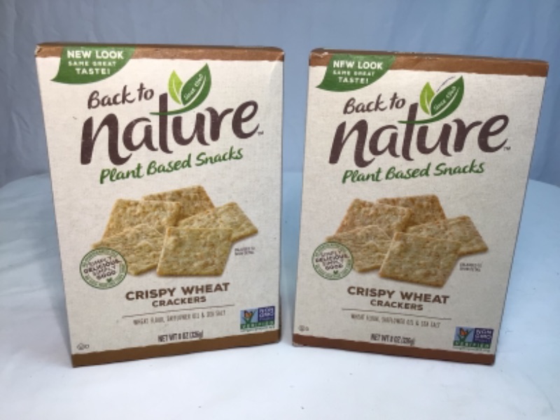 Photo 2 of 2 Boxes-, Back to Nature Crackers, Non-GMO Crispy Wheat, 8 Ounce