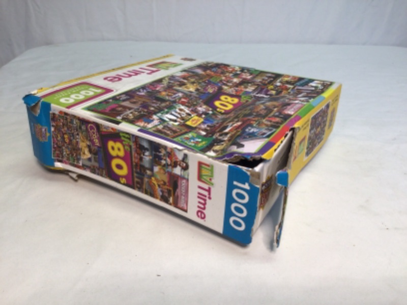 Photo 3 of 1000 Piece Jigsaw Puzzle for Adult, Family, Or Kids - 80'S TV Shows by Masterpieces - 19.25"X26.75"
