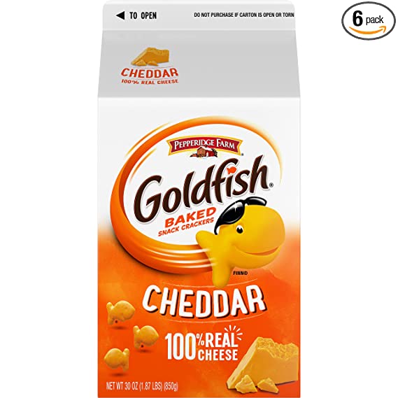 Photo 1 of 2 Pack-Pepperidge Farm Goldfish Crackers, Cheddar, 30 oz. Carton
