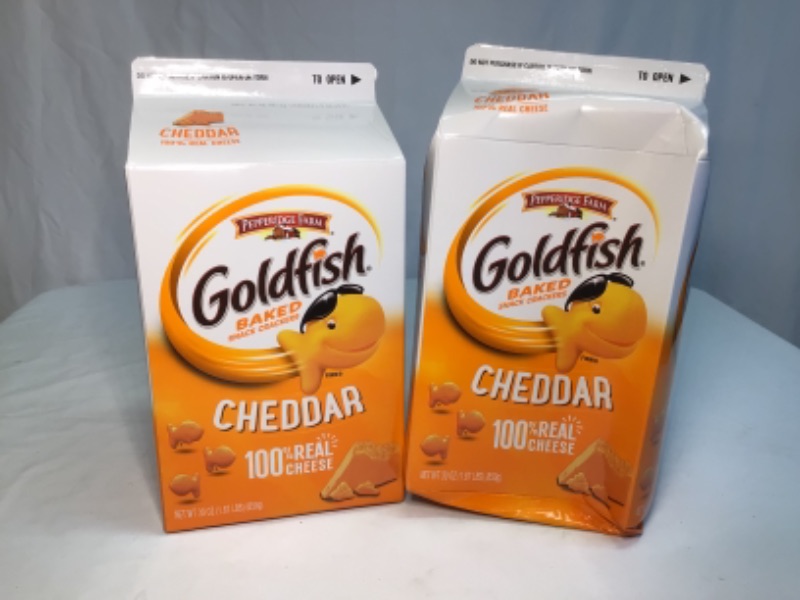 Photo 2 of 2 Pack-Pepperidge Farm Goldfish Crackers, Cheddar, 30 oz. Carton