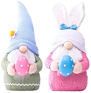 Photo 1 of 2Pcs Easter Decorations, Easter Gnome Faceless Plush Doll, Easter Gifts for Kids/Women/Men, Cute Easter Ornaments for Your Home

