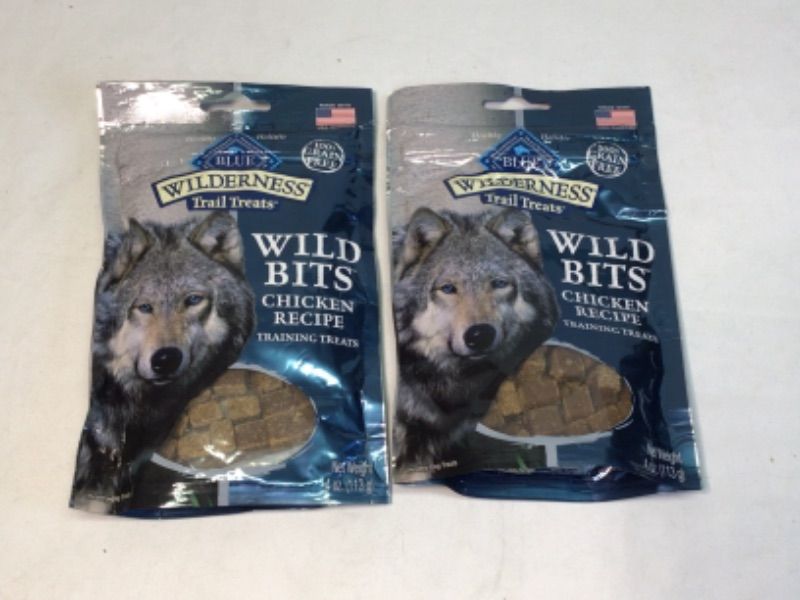 Photo 2 of 2 Bags-Blue Buffalo Wilderness Trail Treats Wild Bits Grain Free Soft-Moist Training Dog Treats 