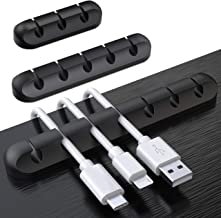 Photo 1 of 2 Packages-Cable Holder Clips, 3-Pack each Package Cable Management Cord Organizer Clips Silicone Self Adhesive for Desktop USB Charging Cable Nightstand Power Cord Mouse Cable Wire PC Office Home (2 1/2, 3, 5 inches)