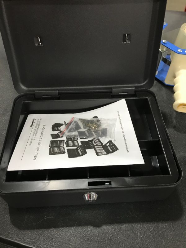 Photo 3 of Honeywell 6112 Standard Steel Cash Box