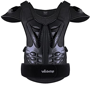 Photo 1 of Webetop Adults Dirt Bike Body Chest Spine Protector Armor Vest for Skiing M