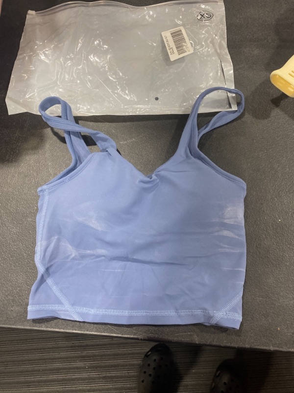 Photo 1 of Blue sports bra, unknown manufacture
