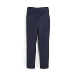 Photo 1 of French Toast Little Boys' Flat Front Double Knee Pant, Navy, 5, Navy, Size 5