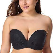 Photo 1 of DELIMIRA Women's Slightly Lined Great Support Lace Underwired Strapless Bra, 40B