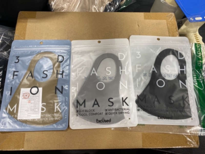 Photo 1 of 3D Fashion mask, quantity 3