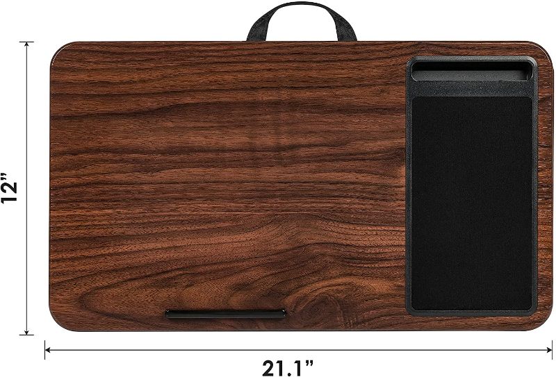 Photo 1 of Lapgear Home Office Lap Desk - Espresso Woodgrain, Brown