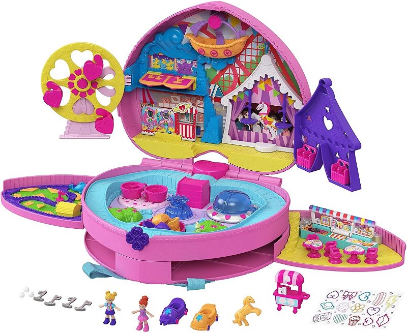 Photo 1 of ?Polly Pocket Tiny is Mighty Theme Park Compact Backpack Playset