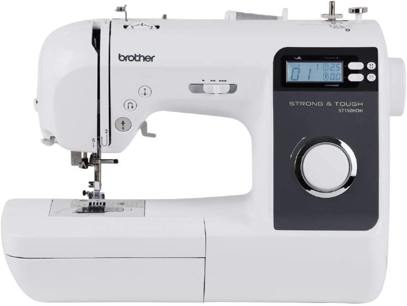 Photo 1 of Brother ST150HDH Sewing Machine, Strong & Tough, 50 Built-in Stitches, LCD Display, 9 Included Feet
