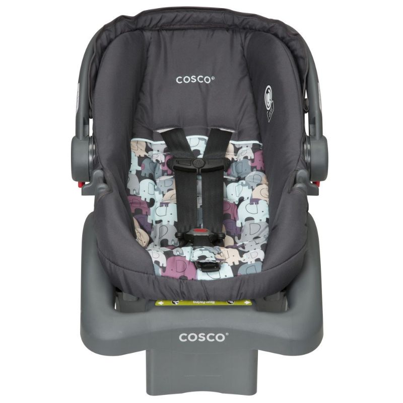 Photo 1 of Cosco Light 'n Comfy DX Multicolor Plastic Elephant Puzzle Infant Car Seat