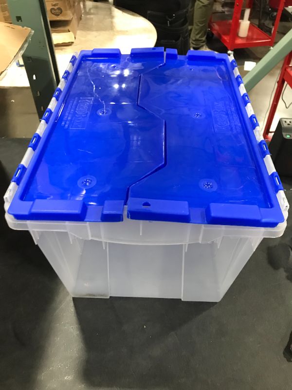 Photo 3 of Akro-Mils Keep Box Container with Lid, 12 gal