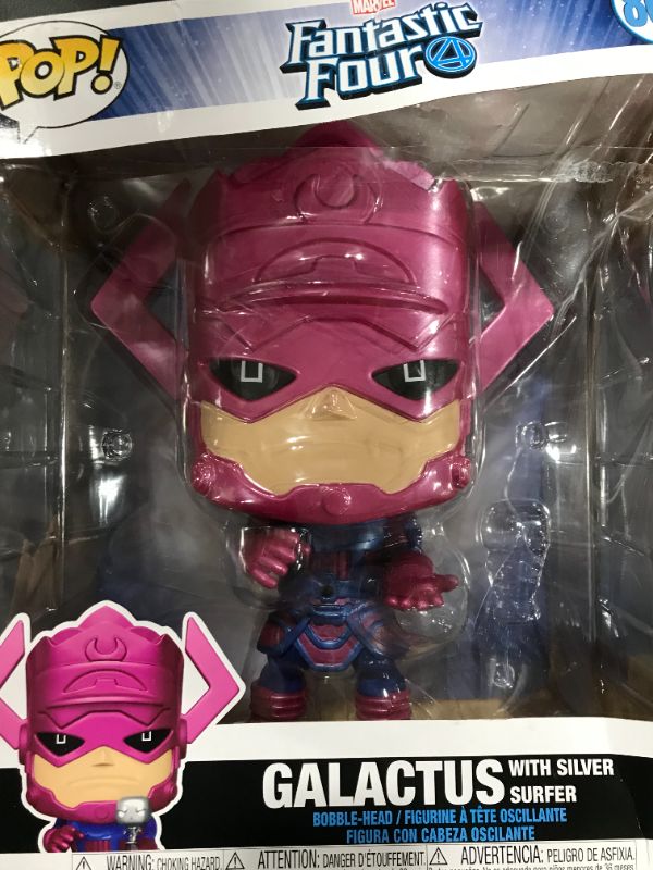 Photo 3 of Pop! Jumbo Marvel Galactus (Metallic Version) 10" Vinyl Figure