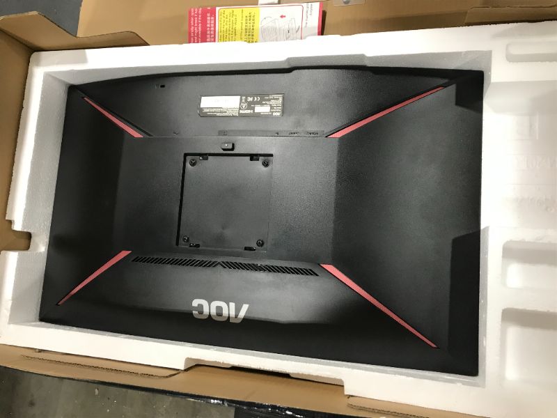 Photo 3 of AOC CQ27G1 27 2560x1440 QHD/2K 1ms 144Hz Curved Frameless Gaming Monitor Refurb