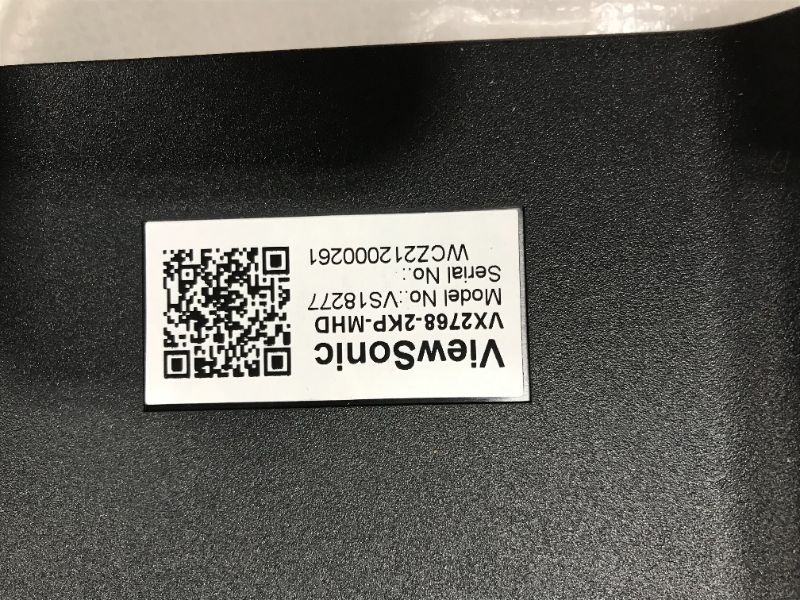 Photo 5 of ViewSonic 27" WQHD 2560 x 1440 (2K) 1ms (MPRT) 144 Hz 2 x HDMI, DisplayPort, Audio Out AMD FreeSync Premium Built-in Speakers Gaming Monitor