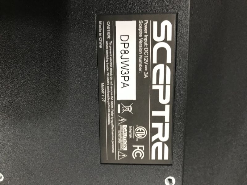 Photo 5 of Sceptre E275W-19203R 27" Ultra Thin 1080P LED Monitor 2X HDMI VGA Build-In Speakers, Metallic Black 2018