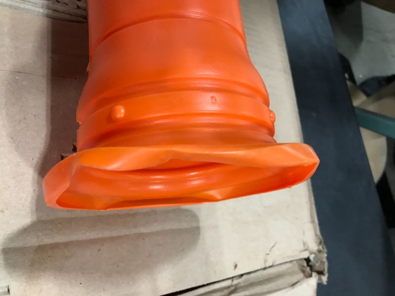 Photo 3 of Cortina EZ Grab Delineator 45" Post, 3" Hip Collars with 10 lb Base, 03-747RBC-2, Orange, 2 Pack