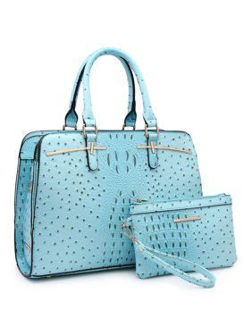 Photo 1 of Dasein Women Satchel Handbags and Purses Shoulder Bags Top Handle Work Tote Bags for Ladies with Wristlet Bag
