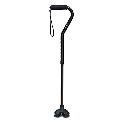 Photo 1 of KingGear Adjustable Cane for Men and Women  Lightweight and Sturdy Offset Walking Stick  Mobility Aid for Elderly