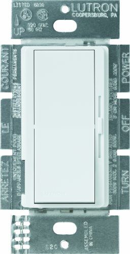 Photo 1 of 2 Pack Lutron DVELV300PWH 300Watt Diva Electronic Low Voltage Single Pole Dimmer