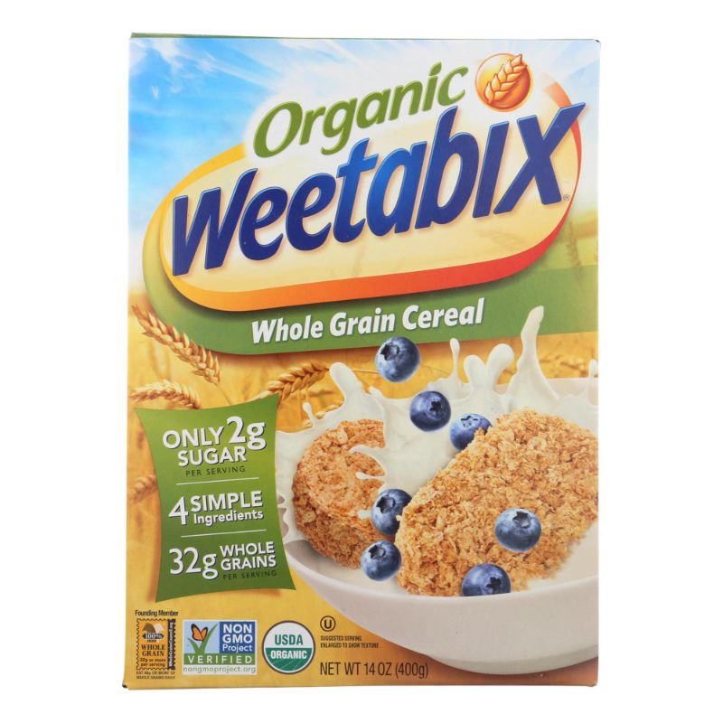 Photo 1 of 2PC LOT
Weetabix Organic Whole Grain Cereal 14 Oz EXP 09092021

Back to Nature Plant Based Snacks Crispy Wheat Crackers 8 oz Box EXP 09082021