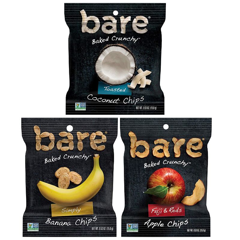 Photo 1 of 16Count Bare Baked Crunchy Fruit Snack Pack Apples Bananas and Coconut Flavors 053oz
best by date was 7162021