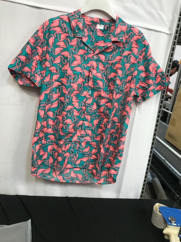 Photo 1 of Flamingo short sleeve button up Sz XL