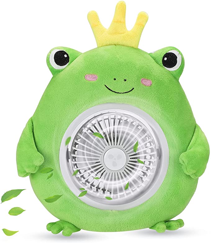 Photo 1 of SDEAL USB Fan Personal Portable Fan 3 Speed Adjustable Quiet Table Fan Rechargeable Cooling Desk Fan Cute 45 Degrees Rotation for Office Home