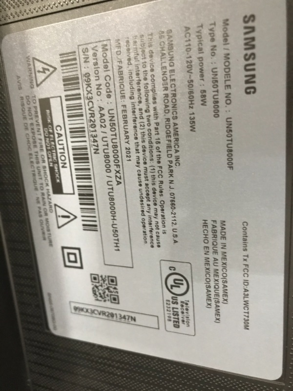Photo 5 of 
SAMSUNG 65-inch Class Crystal UHD TU-8000 Series - 4K UHD HDR Smart TV with Alexa Built-in (UN65TU8000FXZA, 2020 Model)