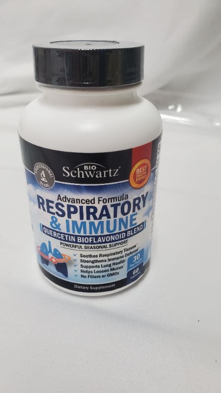 Photo 1 of BIO SCHWARTZ RESPIRATORY AND IMMUNE 60 CAPSULES BEST BY 6-2023