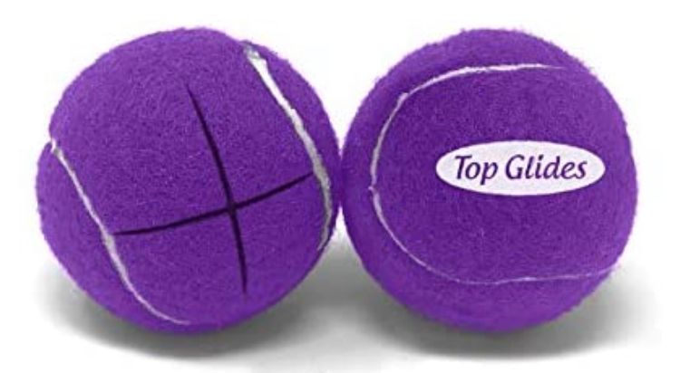 Photo 1 of Top Glides Precut Walker Tennis Ball Glides Purple