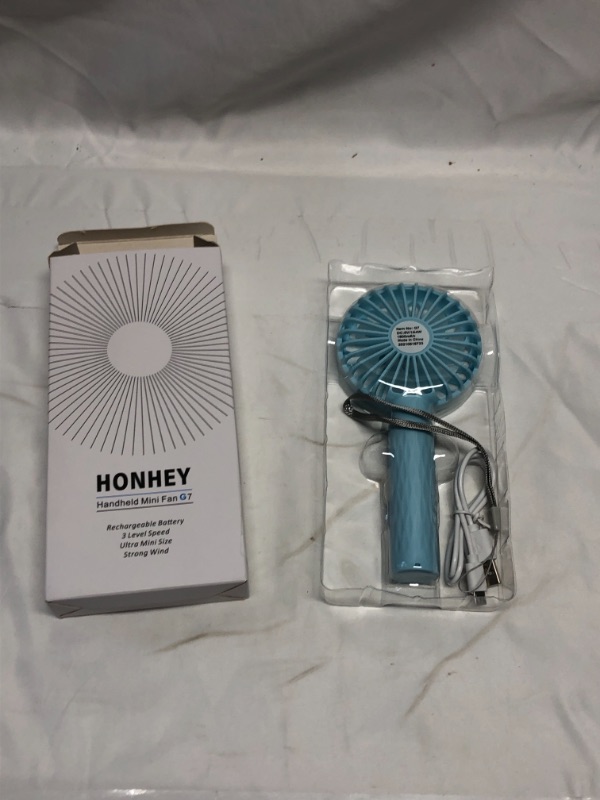 Photo 1 of LIGHT BLUE USB CHARGABLE FAN