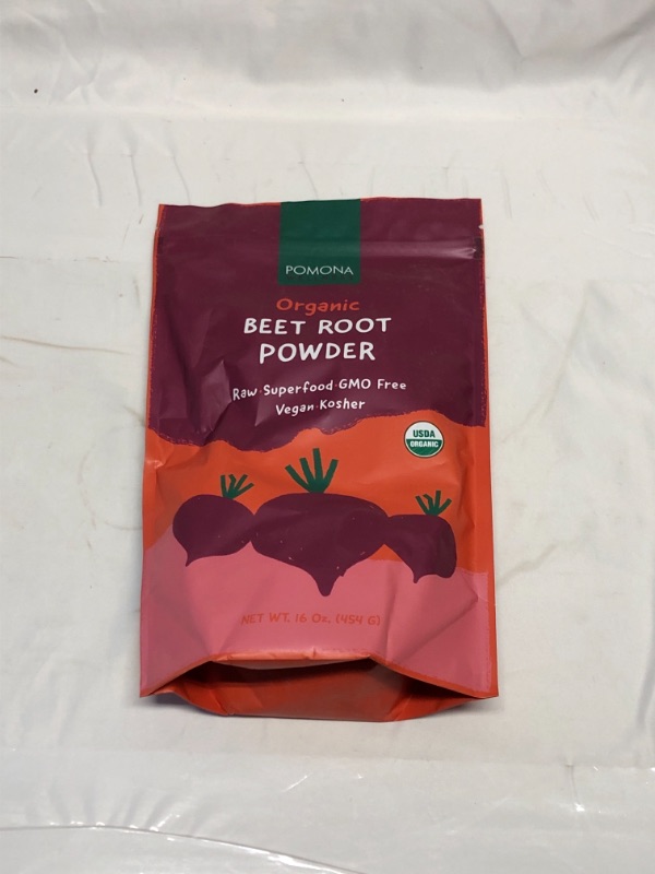 Photo 1 of BEET ROOT POWDER 16 OZ BAG EXP 7/2021