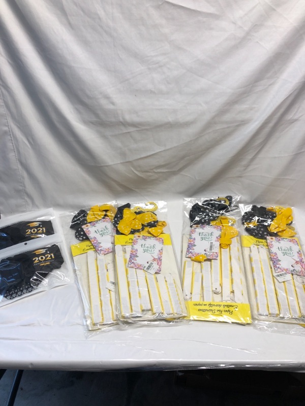 Photo 1 of 2021 GRADUATION THANK YOU PARTY KITS AND MASKS 