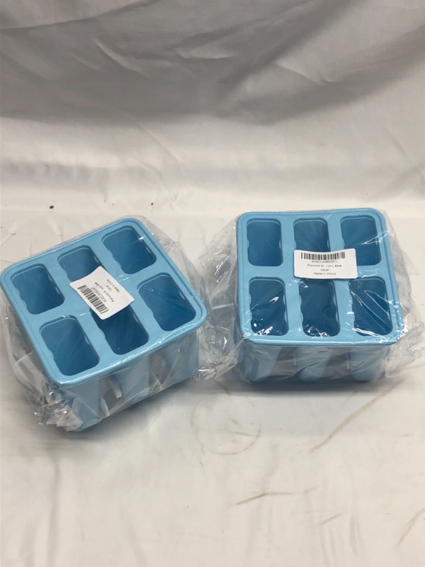 Photo 1 of 2 PACK SILICONE POPSICLES MOLDS WITH HANDLES 