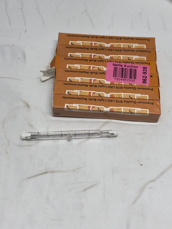 Photo 1 of 6 PACK R7S 300W 118MM 120V HALOGEN LIGHT BULB REPLACEMENTS