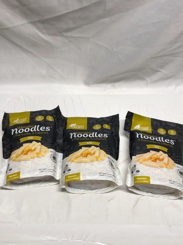 Photo 1 of 3 PACK - ZITI WONDER NOODLES EXP 10/21